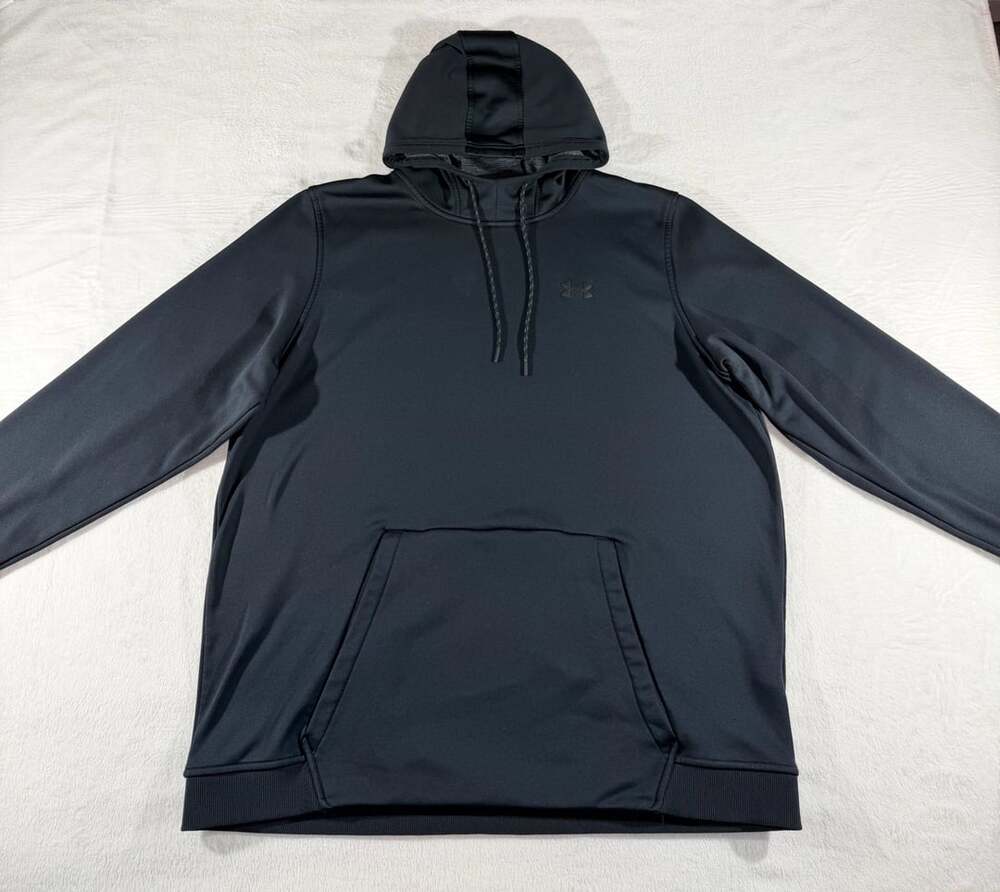 Under Armour ColdGear Loose Fit Performance Black Hoodie Men's 3XL
